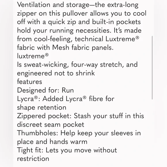 Lululemon Front of the Pack 1/2 Zip
Nocturnal Team EUC - Picture 2 of 2